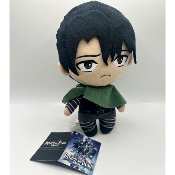 NEW Attack on Titan Levi Ackerman Final Season Stuffed Plushy, 7 inch FUKUYA NWT - Picture 1 of 5